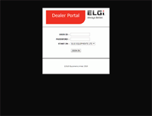 Tablet Screenshot of dp.elgi.com